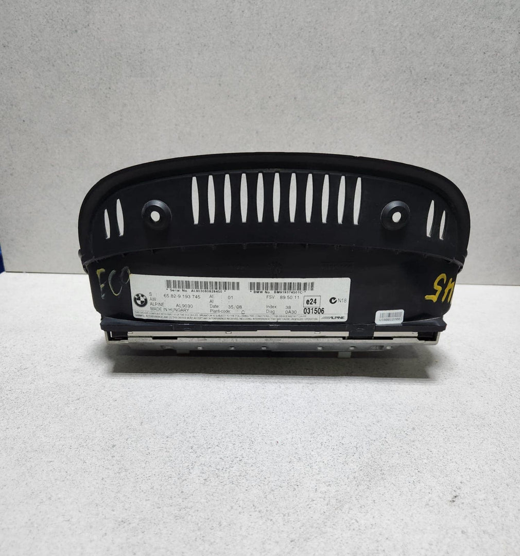 2008-2013 BMW M3 On Board Monitor Display Screen 9193745 3 Series E90 E91 E92 