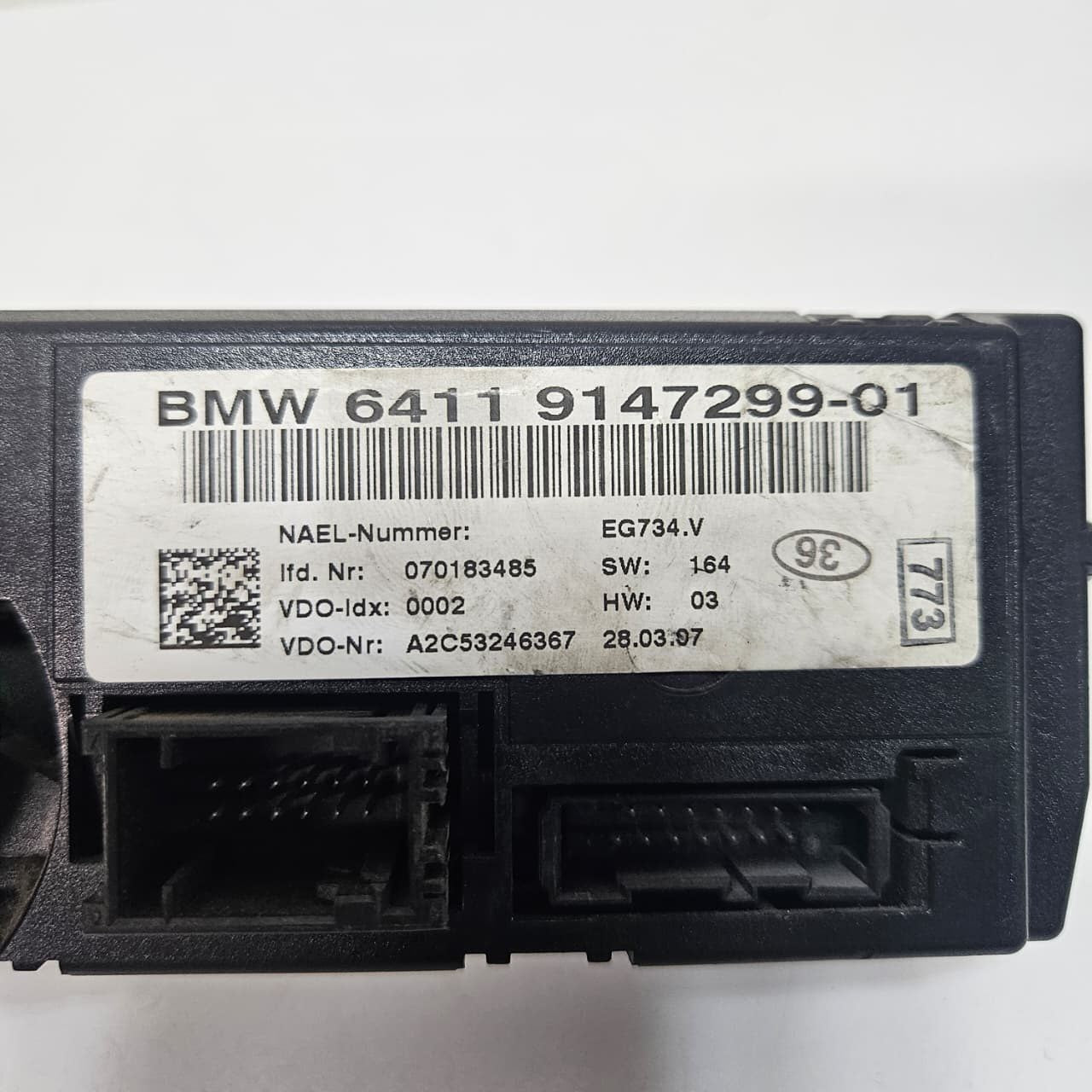 2007-2009 BMW 335i 328i E90 E91 Climate Control Switch 9147299