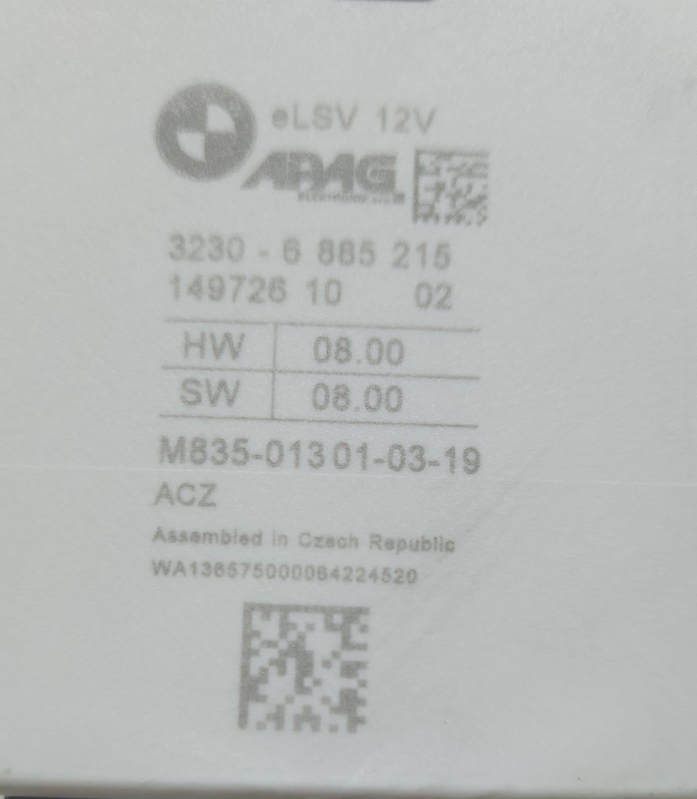 17-20 BMW 530i Steering Column Control Module 6885215 5, 6, 7, 8, and X Series