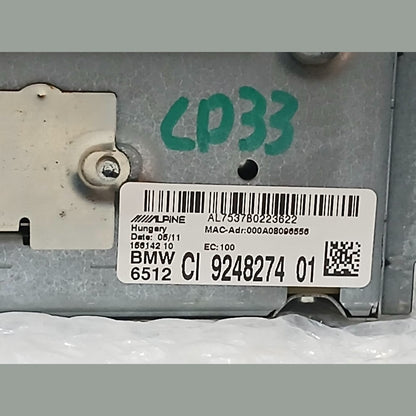 BMW F02 7 SER 2008-2013 NAVIGATION SYSTEM HEADUNIT CIC HIGH ALPINE CI-9248274