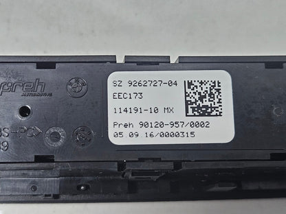2015-2017 BMW X5 F15 Center Console Switch Panel 9262727 OEM