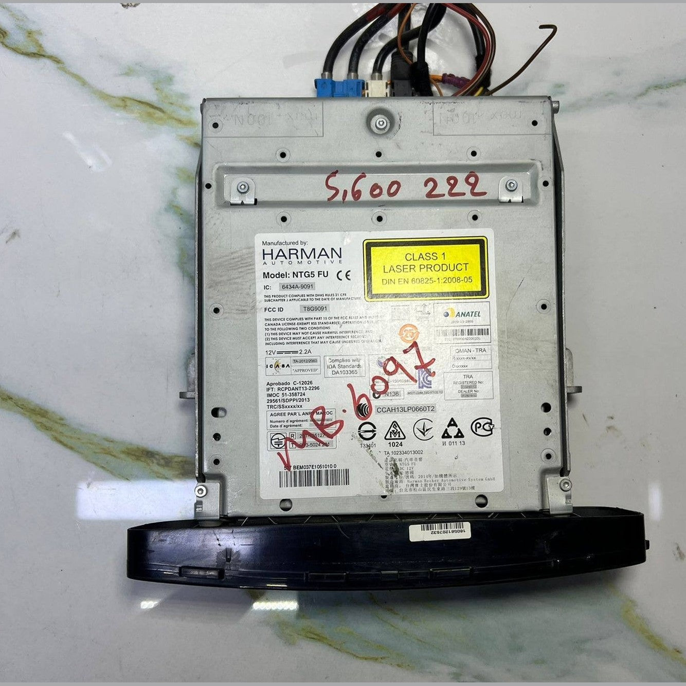 Mercedes-Benz Control Unit Complete Dvd Drive A2229005910 S-Class W222