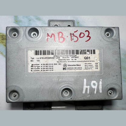 2010 Mercedes-Benz B200 Media Interface Control Module A2049000300 E-Class W212 