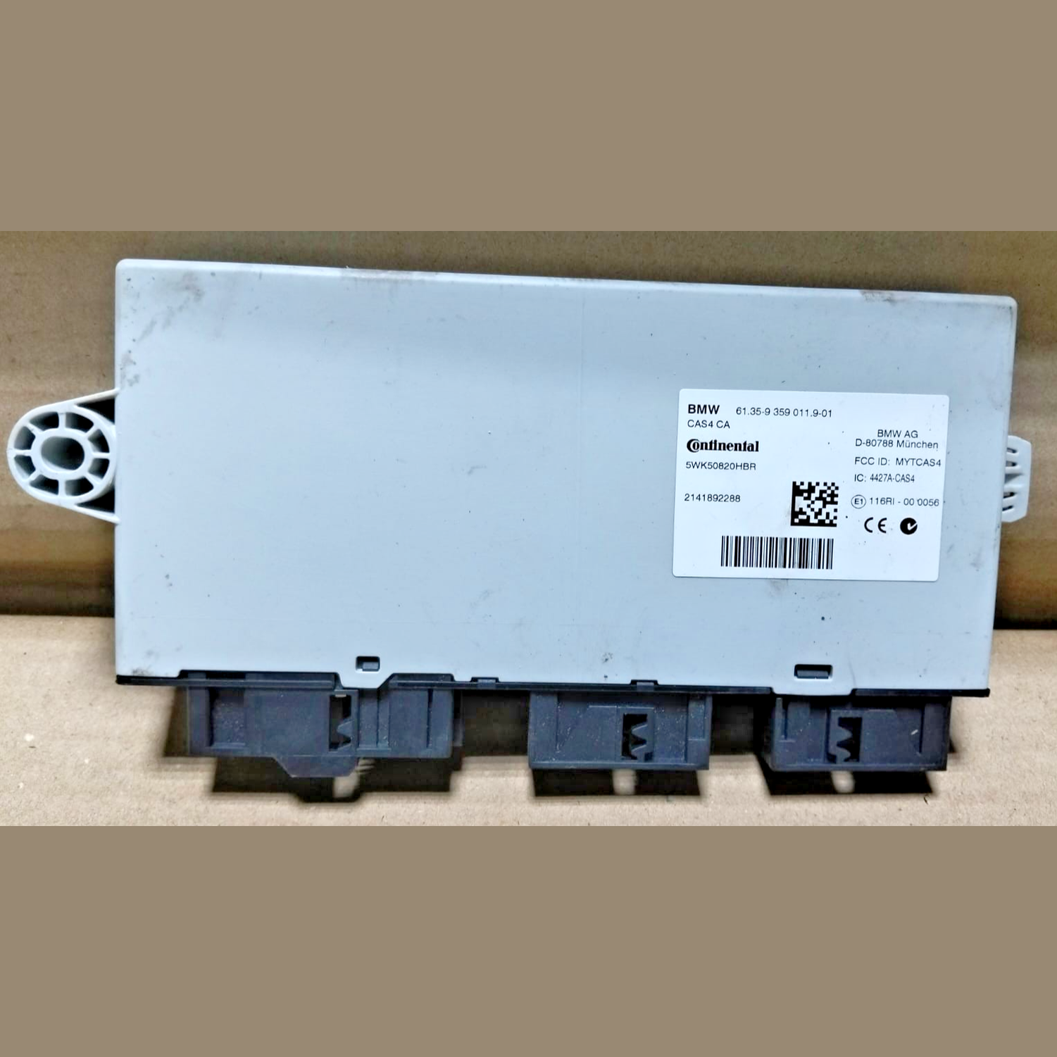 BMW 5 F11 CAS4 CA EWS Control Unit 3.0 Diesel 190kw 2015  9359011