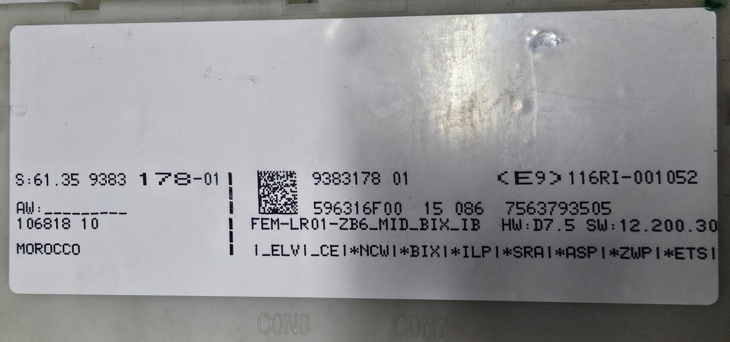 2011-2017 BMW X3 F30 F31 F32 F25 N20 Engine Control Unit SET DME 8639595 OEM