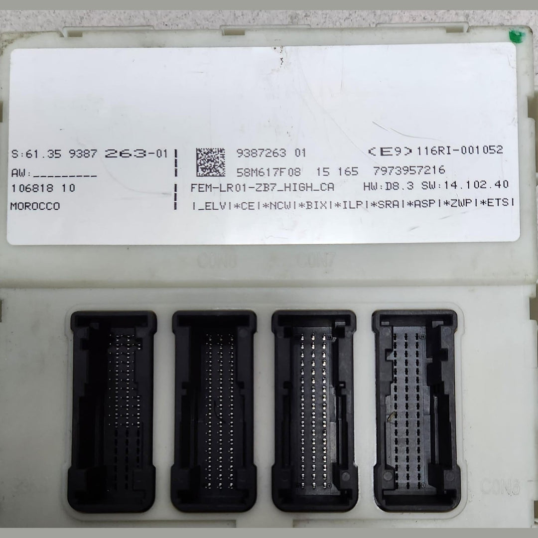 BMW 320i 328i 335i 428i 435i Front Electronic Control Module FEM OEM 9387263