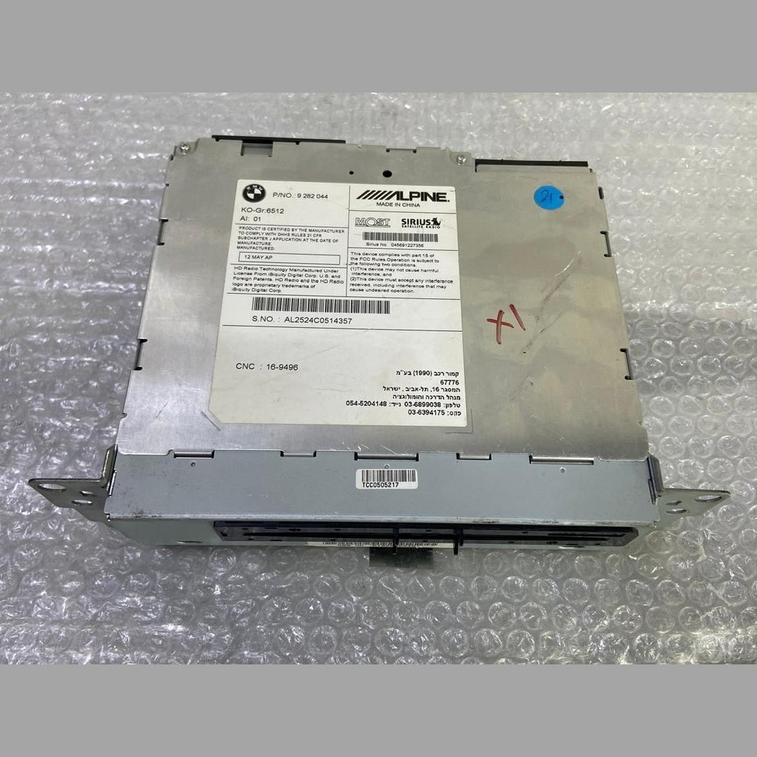 OEM BMW X3 X1 Satellite Radio Cd Module Alpine Head UNIT 9282044
