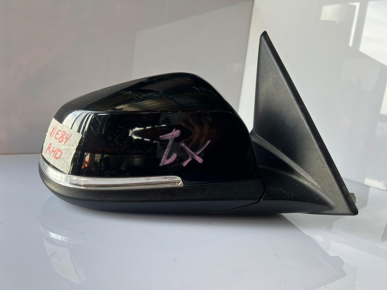 2012-2016 BMW X1 E84 Front RIGHT Side Door Mirror A046314 BLACK RHD