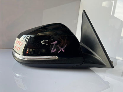 2012-2016 BMW X1 E84 Front RIGHT Side Door Mirror A046314 BLACK RHD
