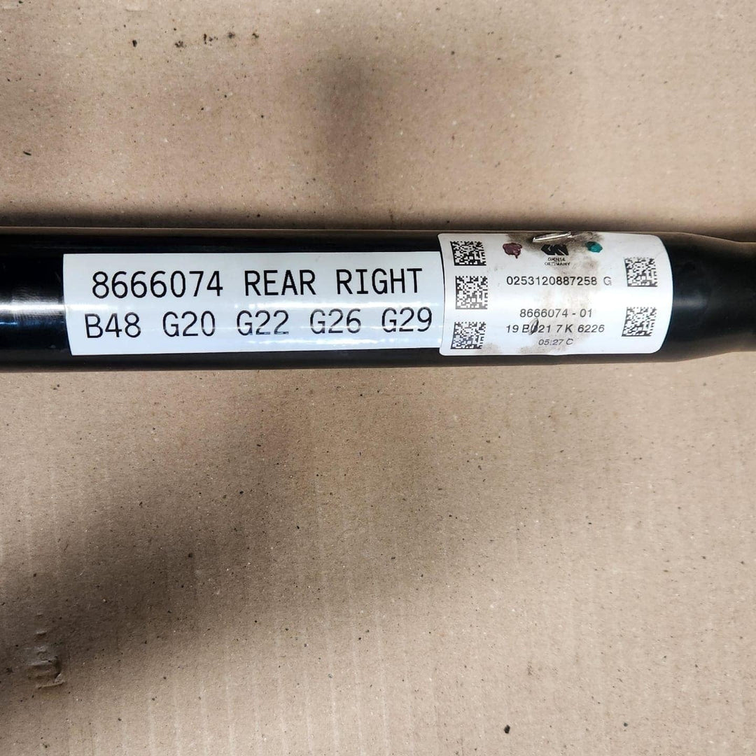 2019 BMW 330i xDrive G20 G21 G22 Drive Shaft Rear Right 8666074 OEM