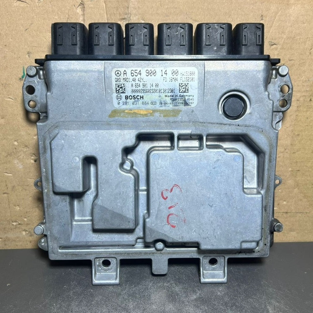 15-20 Mercedes W213 E-Class Engine Control Module Unit ECM ECU A654 9001400 OEM