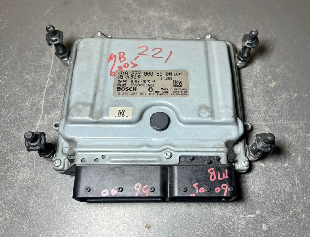 07-12 Mercedes W221 S-Class Engine Control Module Unit ECM ECU A272 9005600 OEM