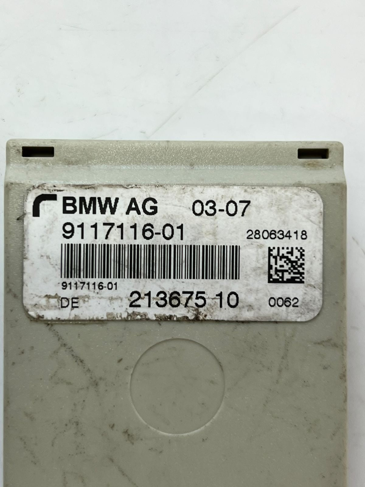 2007 BMW E60, E61, E90, E91, E92, E93 Antenna Module Radio Control Unit 9117116