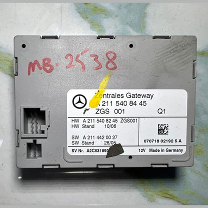 2007-2008 Mercedes E320 Central Gateway Control Module A2115408445 W211 E-Class