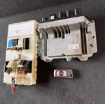 Load image into Gallery viewer, BMW 1 2 3 F20 F22 F30 1.8i B38 ENGINE CONTROL UNIT  DME FEM KEY SET - 8674265
