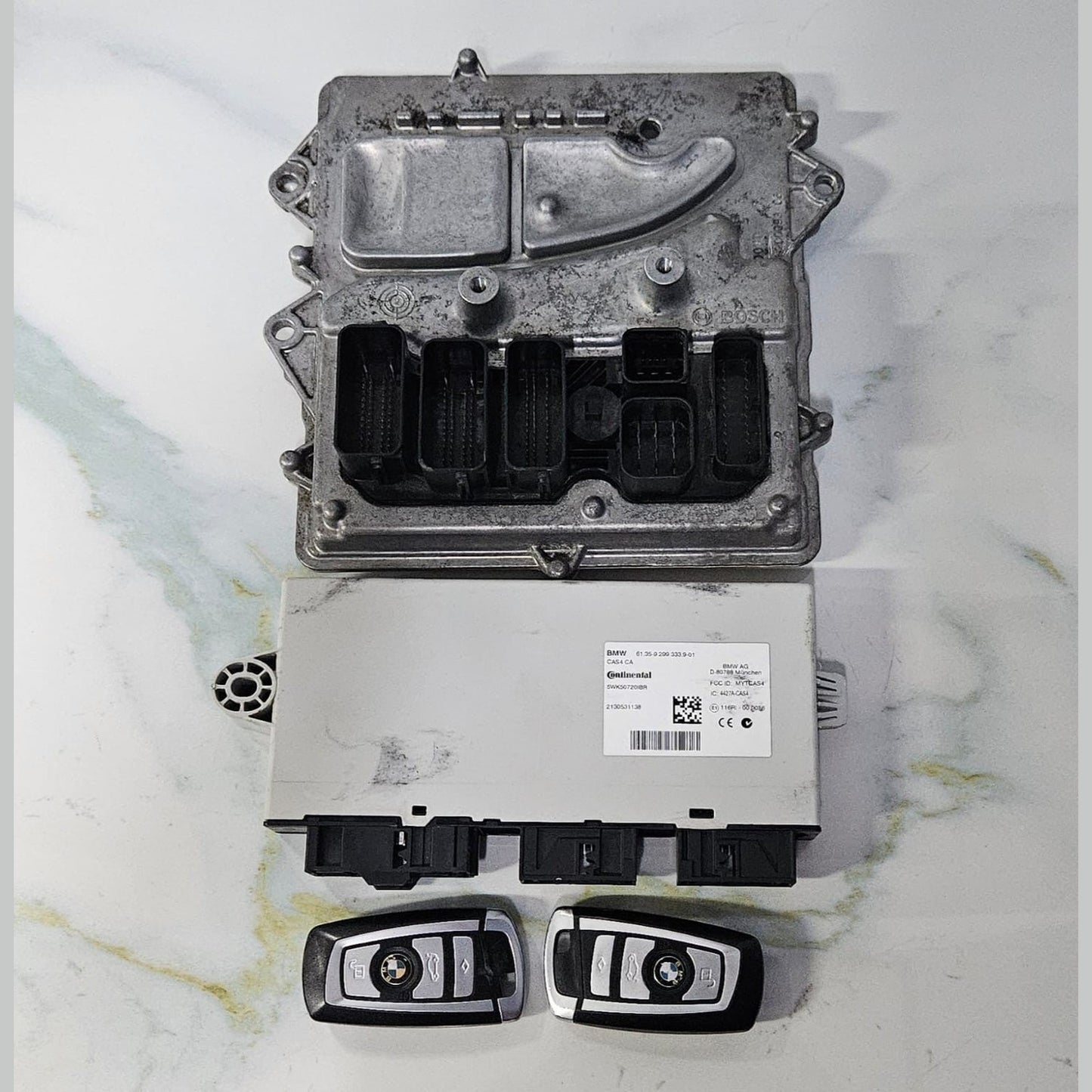 OEM BMW 740I N55 F02 F10 F20 F30 ENGINE CONTROL UNIT DME ECU SET 8616314 BOSCH