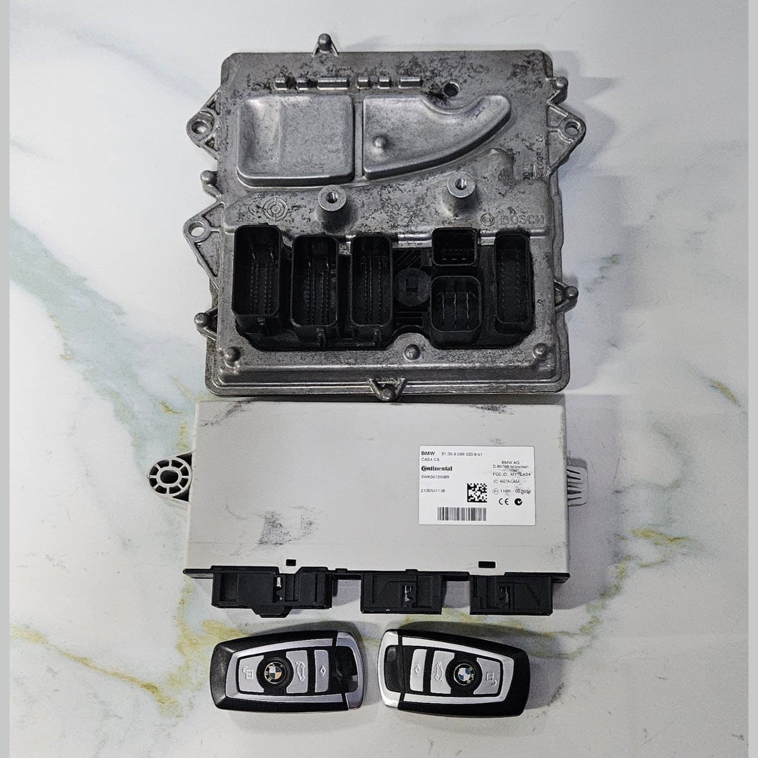 OEM BMW 740I N55 F02 F10 F20 F30 ENGINE CONTROL UNIT DME ECU SET 8616314 BOSCH