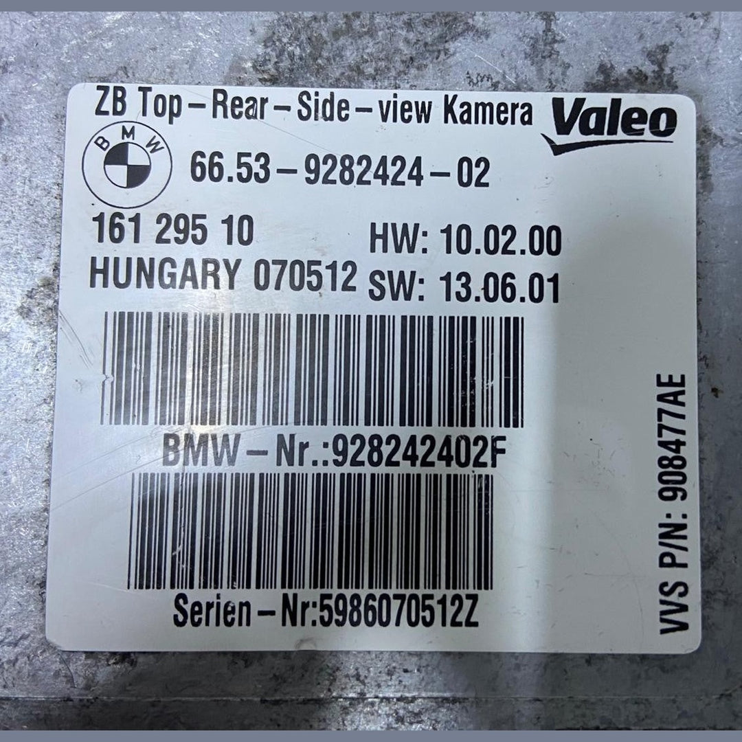 OEM BMW F01 F06 F10 F30 VALEO TOP REAR SIDE VIEW CAMERA CONTROL MODULE 9282424