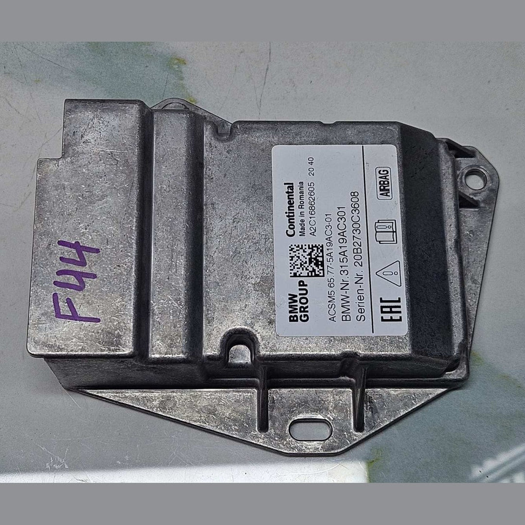 BMW F44 2 SERIES B38C 2021 SRS SENSOR CONTROL UNIT MODULE ECU 5A19AC3