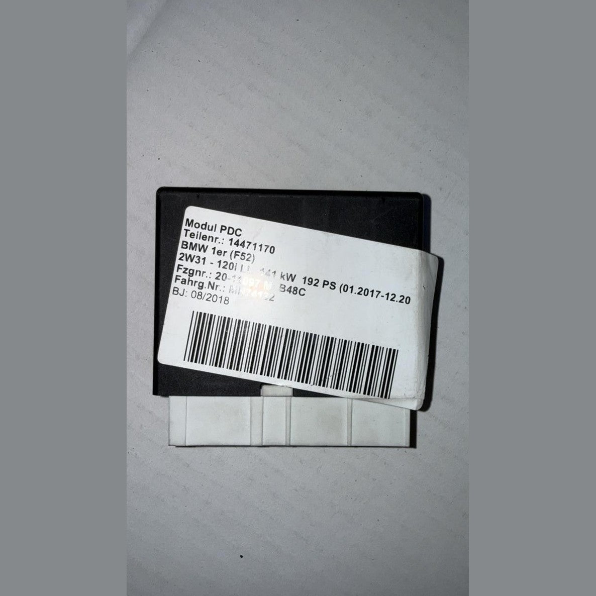 PDC MODULE F52 BMW 1 ser 2018 9483099