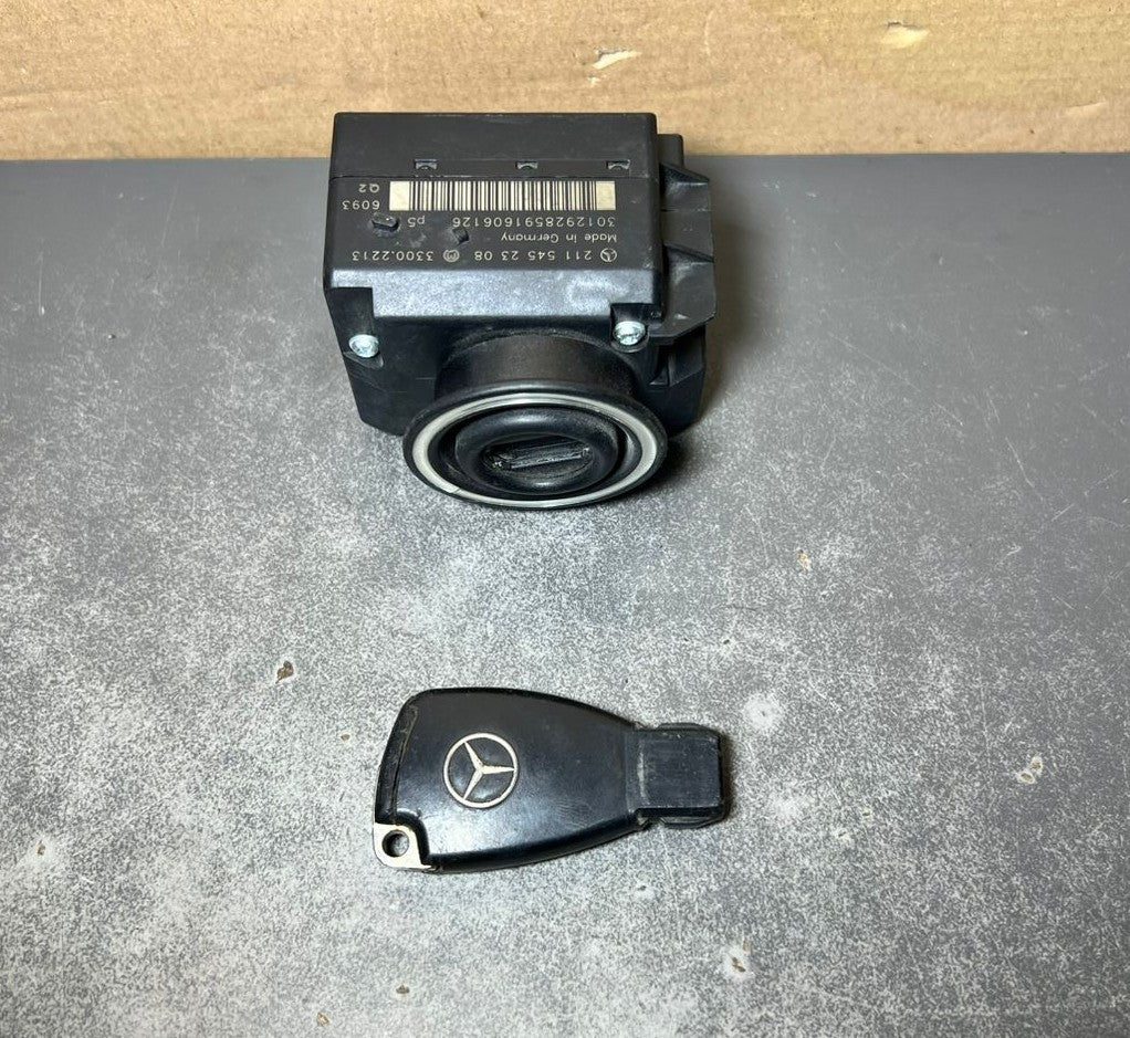 03-09 Mercedes W211 E-Class Ignition Switch Module Unit W/key A211 5452308