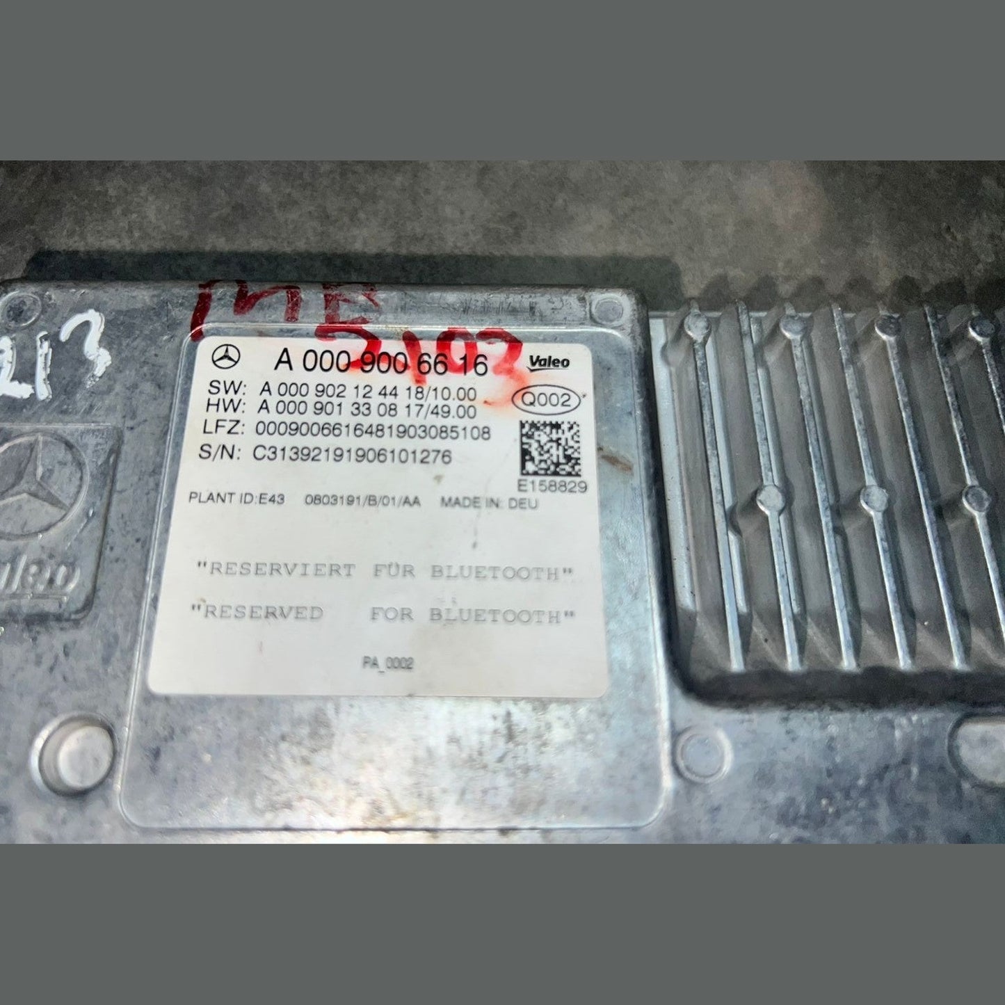 15-20 Mercedes W213 PDC Parking Assistant Parktronic Control A000 9006616 OEM