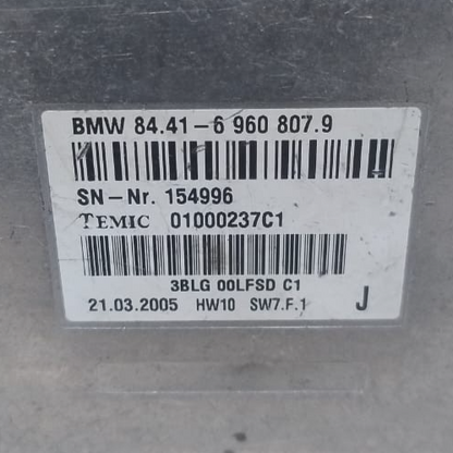 BMW 7'S E65 E66 E67 VOICE CONTROL INPUT SYSTEM MODULE OEM - 6960807