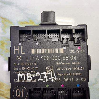 2012-2013 Mercedes-Benz ML550 Door Control Unit A 1669005604 ML Series W166