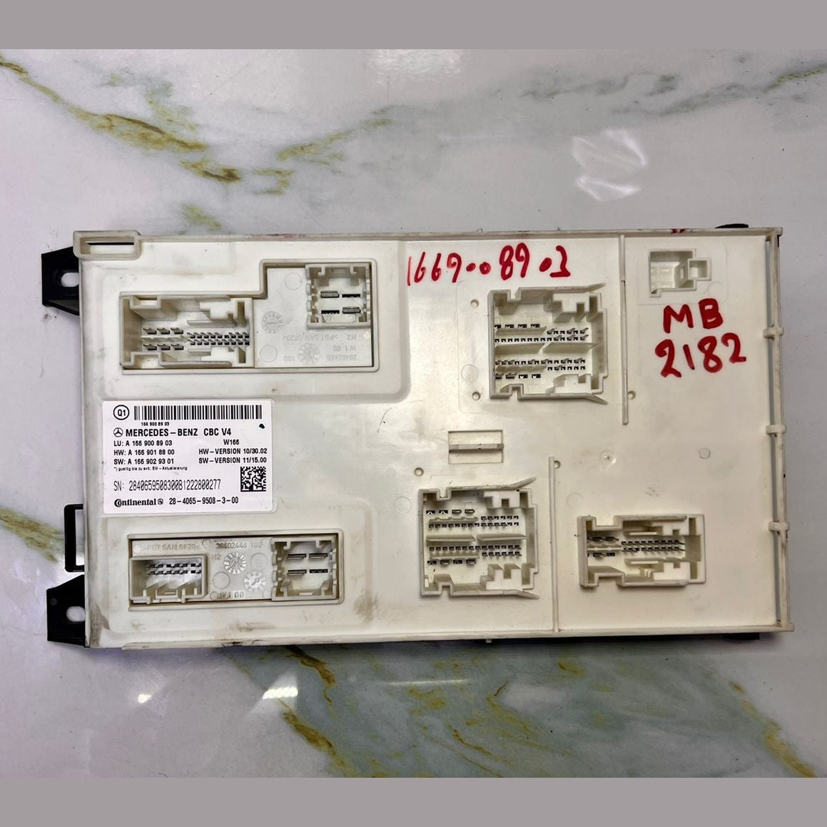 2012-2016 Mercedes-Benz GL450 Front Sam Body Control Unit A 166 900 8903 W166 GL