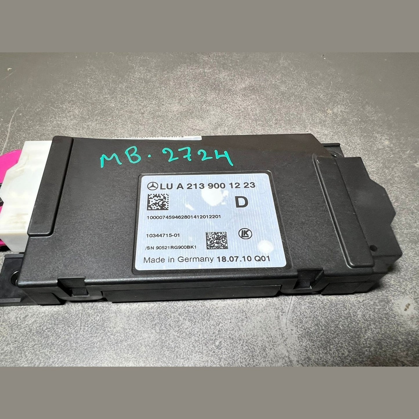 Mercedes Benz W213 E W205 C Ignition Start Switch Control Module A213 9001223