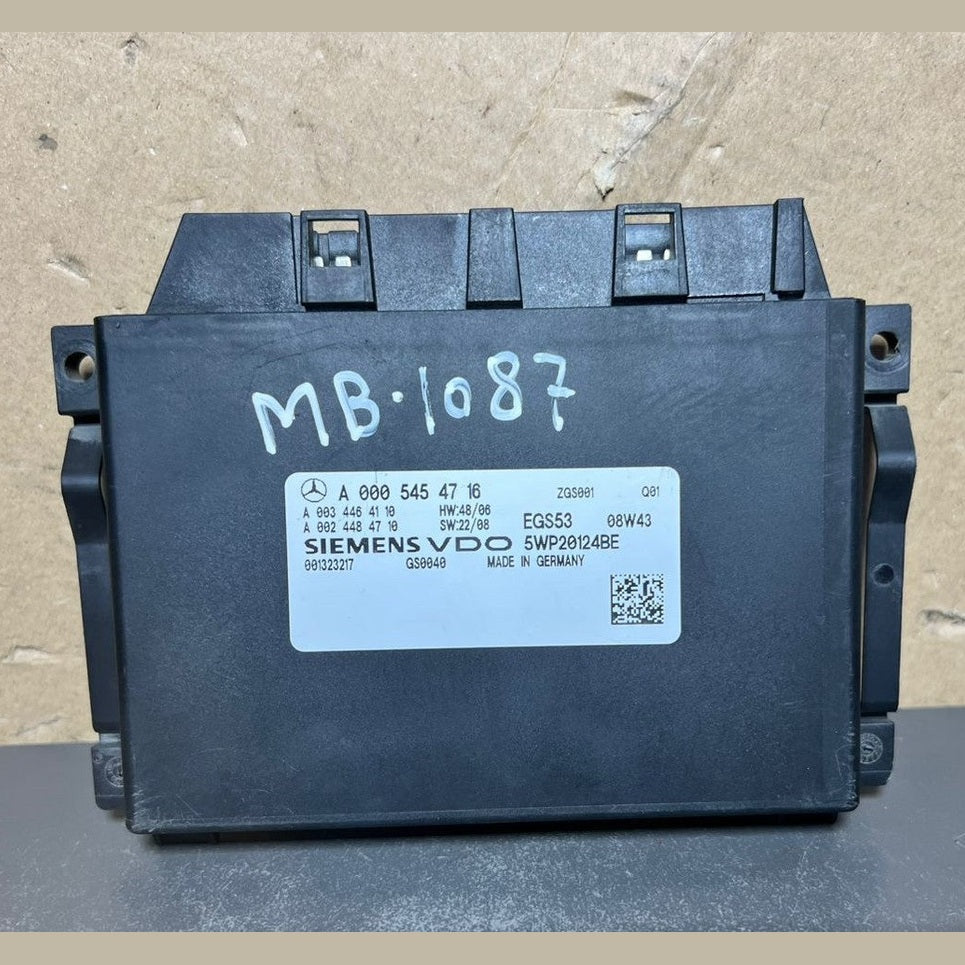 08–12 Mercedes-Benz W204 Gearbox Transmission Control Module A000 5454716 OEM