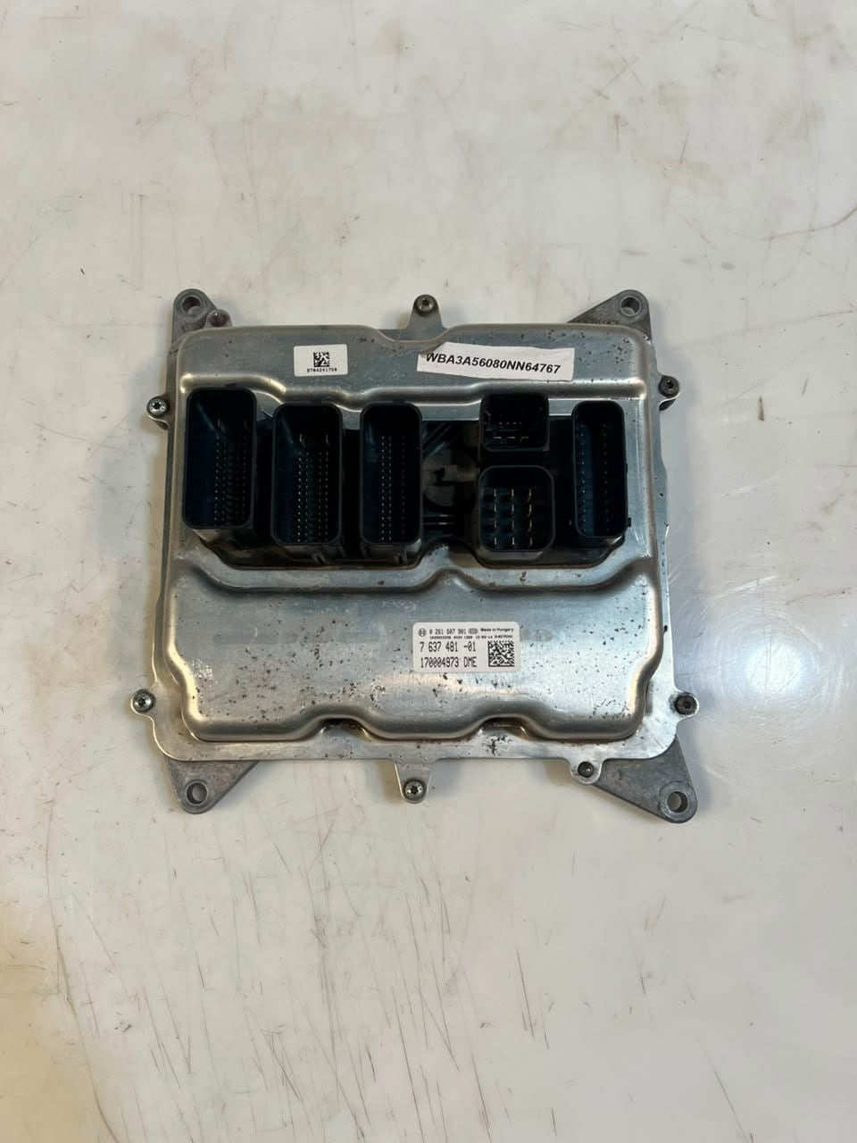 2012 BMW 3' F30 N20 328i Engine Control Unit ECU SET DME+FEM+1KEY 7637481