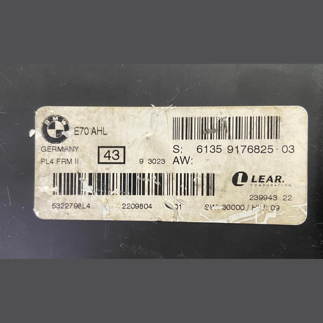 OEM BMW X5 E70 E71 07-14 LCM FRM2 43 LIGHT FOOTWELL CONTROL MODULE 9176825