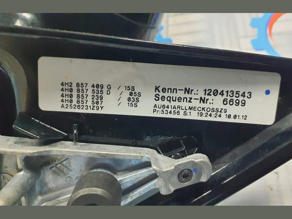 AUDI A8 FRONT LEFT PASSENGER SIDE WING MIRROR MANUAL FOLDING - A2526403