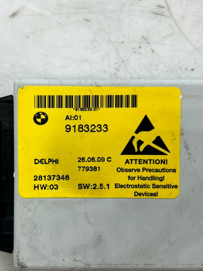 BMW 5' E60 E61 Center Console Switch Control Module 9183233 OEM
