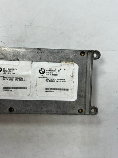 BMW 5 and 6 Series E60, E61, E63, E64 Telematics Control Unit 6946337 OEM