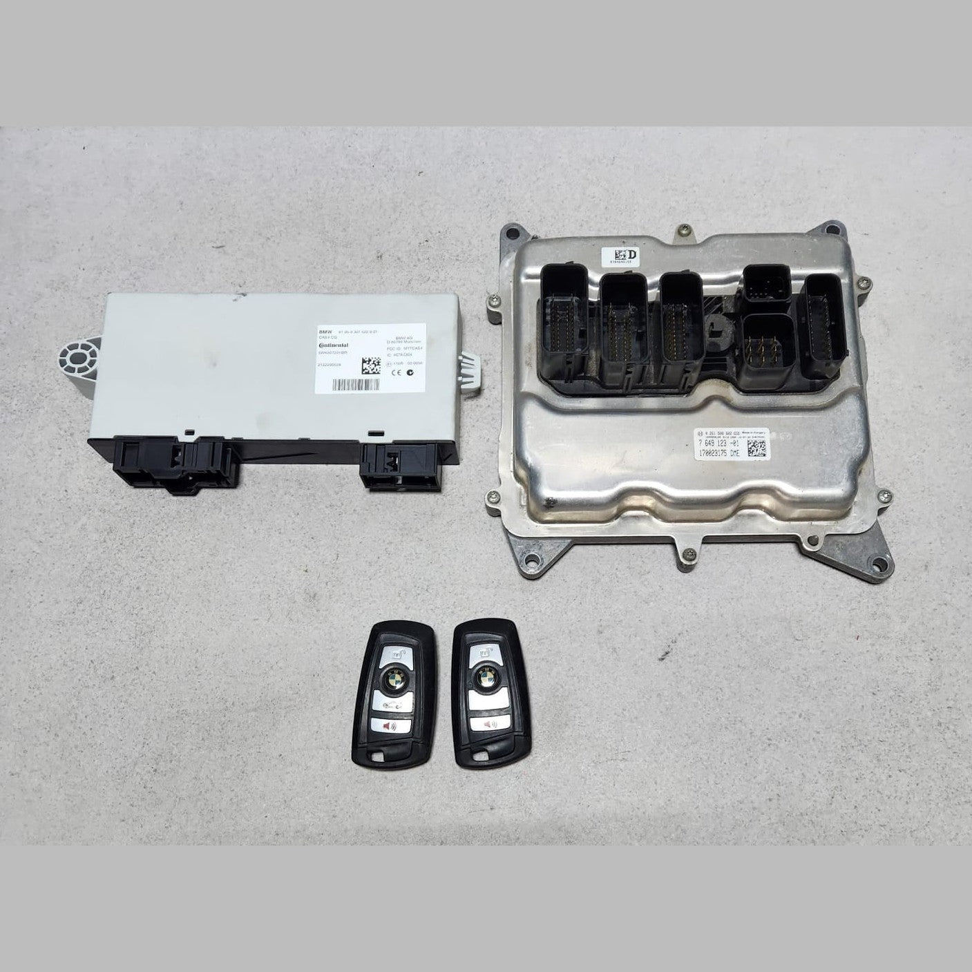 2011-2013 BMW 535i F10 F20 F30 N20 Engine Control Module DME ECU Set 7649123 OEM