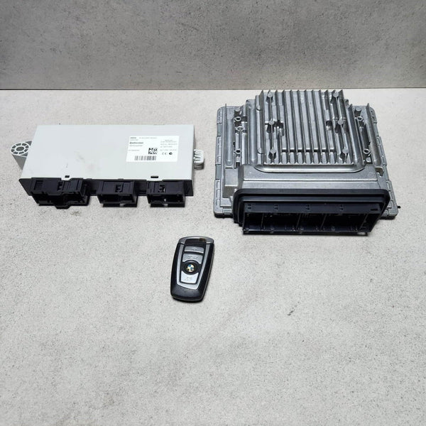 2007-2012 BMW F01 740i N54 RHD Engine Control Unit 7633038 ECU Set