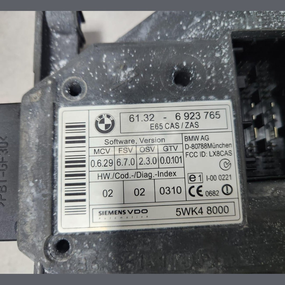 2002-2003 BMW 745i E65 Engine Control Module 7523523 ECU SET 