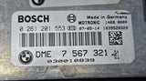 BMW 1' E87 LCI 116i N45N 2007 RHD Engine Control Unit DME ECU Only 7567321 OEM