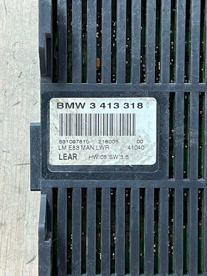 BMW X3 series E83 HEADLAMP LIGHTING LIGHT CONTROL MODULE LCM LM MAN LWR 3413318