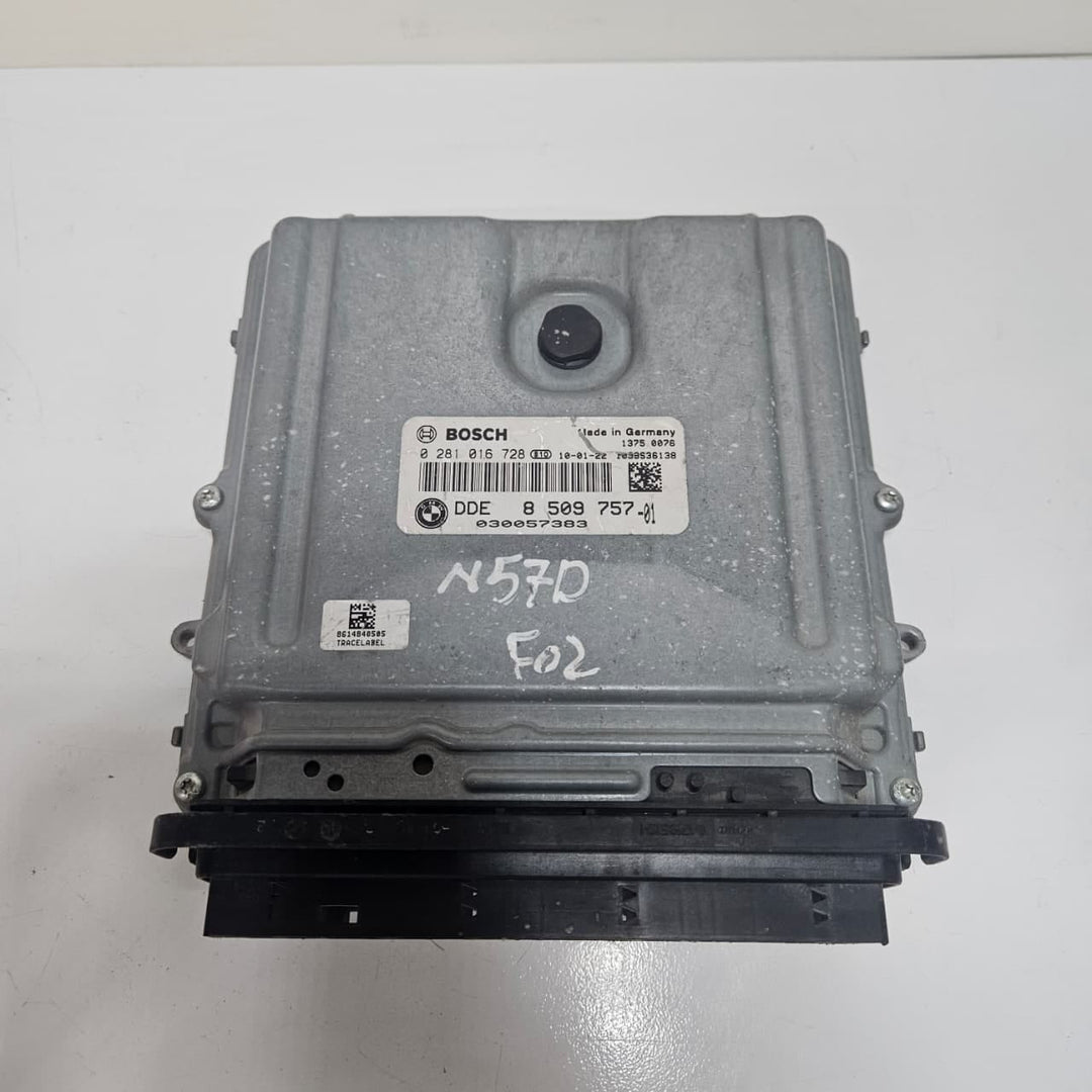 BMW 5 7 Series F07 F10 F01 F02 Engine Control Unit N57 D30A Diesel 8509757 OEM