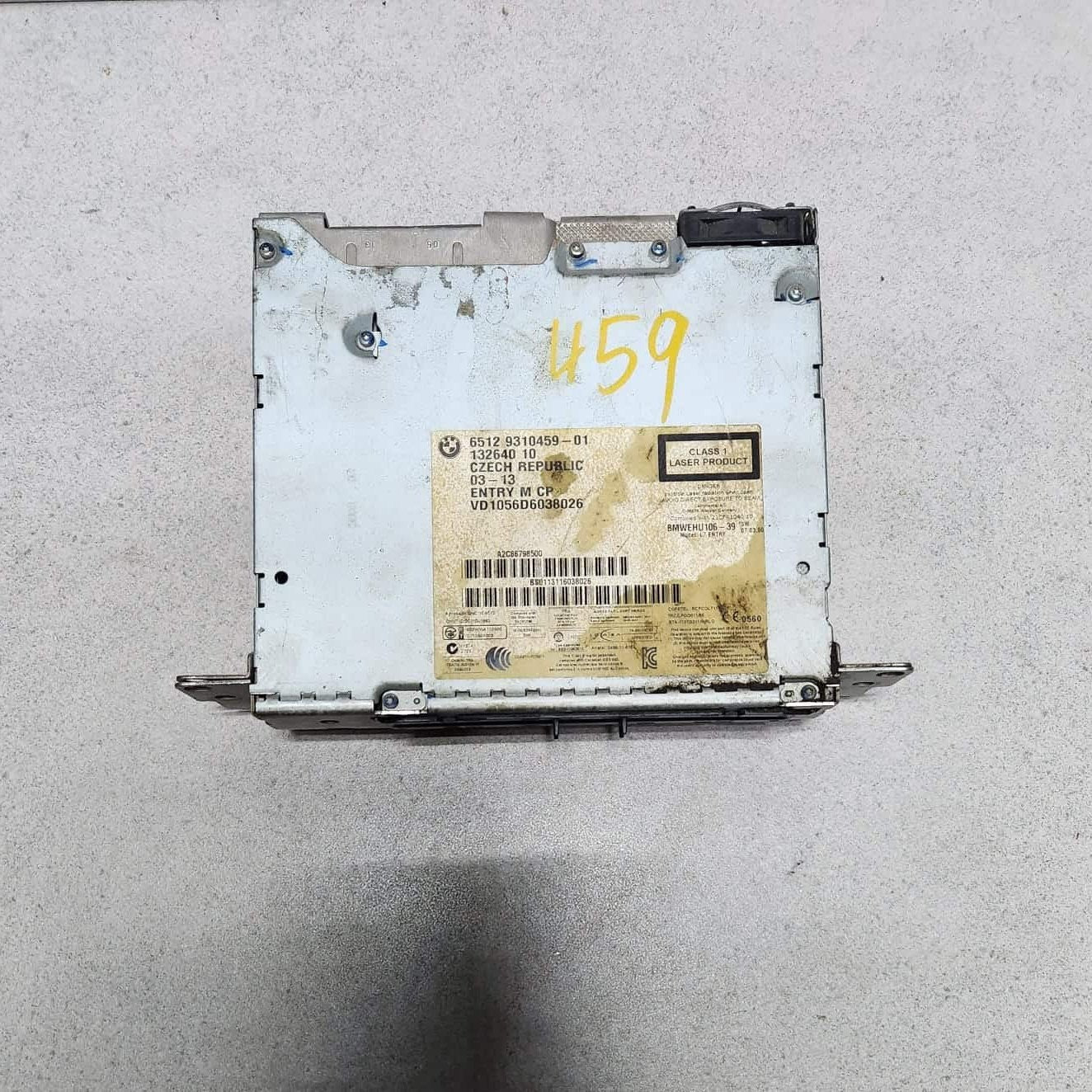 BMW Radio Cd Professional 9310459 F20 F22 F30 and F31 M CP HEAD UNIT 