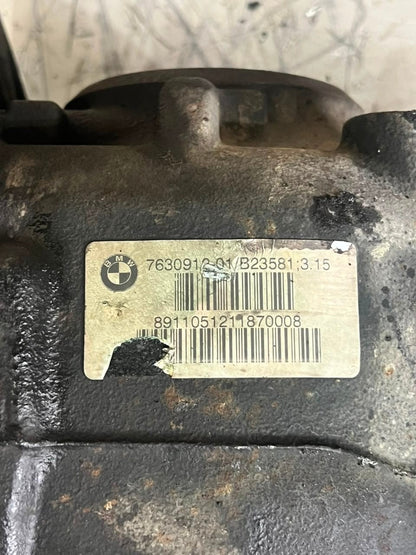 2006-2013 BMW X5 E70 xDrive30d RATIO = 3.15 Rear Differential 7630912 OEM