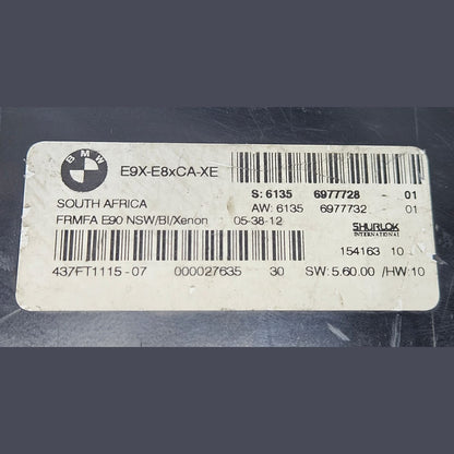 BMW E90 E91 E83 Footwell Light Control Module FRMA Xenon 6977732 OEM