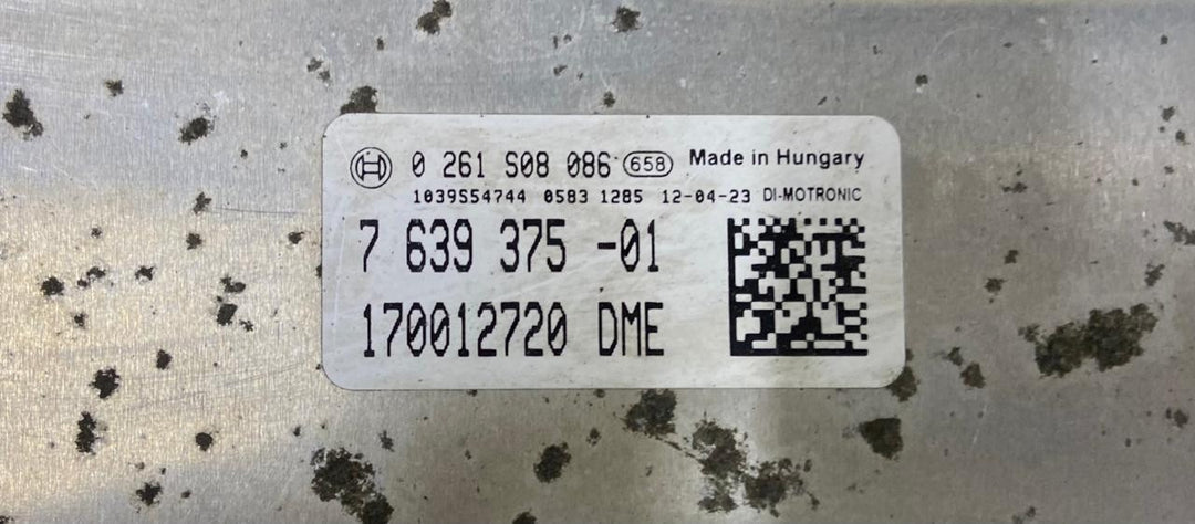 OEM BMW X1 E84 N20B ENGINE CONTROL UNIT DME ECU SET 7639375 BOSCH