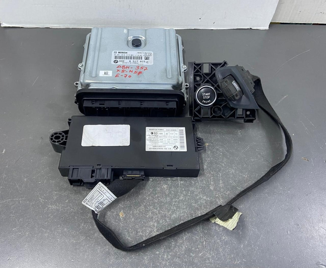 OEM BMW X5 E70 X6 E71 30dX Diesel N57 ENGINE CONTROL UNIT DDE 8517015 ECU SET