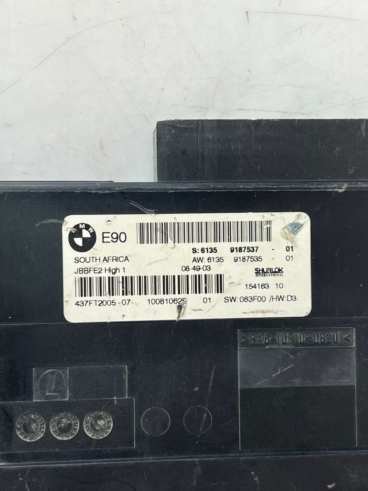 2014 BMW X1 3 Series E90 and 2014 Body Control Module BCM 9187537 OEM