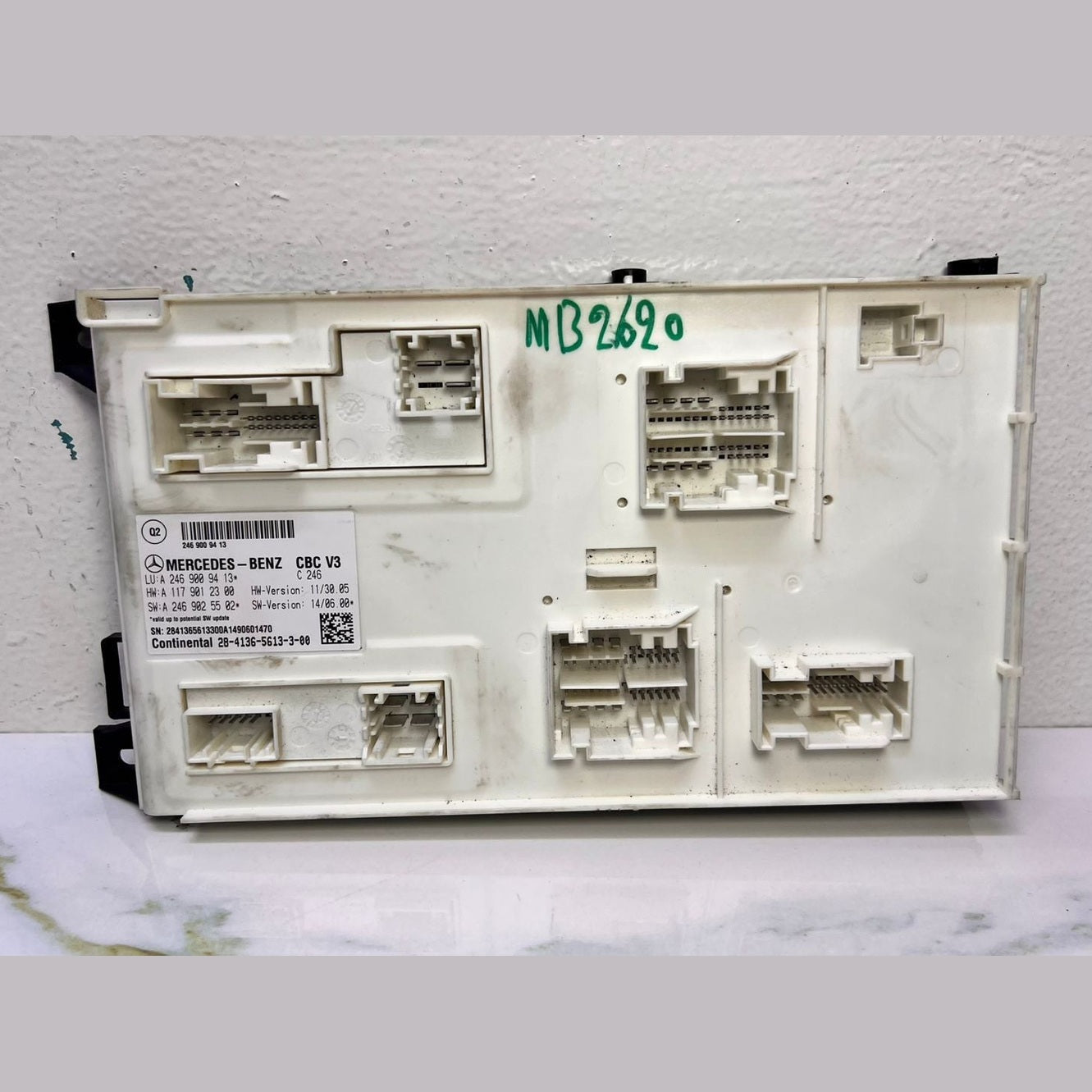2017 Mercedes-Benz CLA250 Front Sam Control Module Unit A 246 900 94 13 W246 B-C
