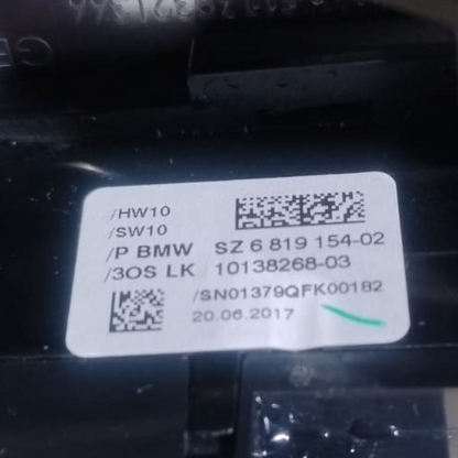 BMW G11 G12 CENTER CONSOLE TRIM COVER WITH KNOB CONTROLLER SWITCHES,  9352292